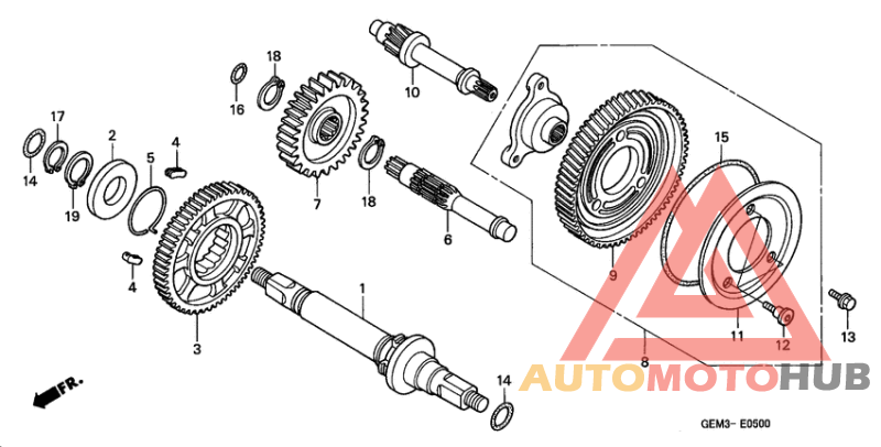 Вал коленчатый