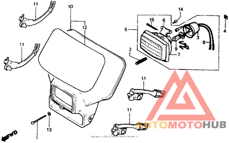 Headlight 83-84