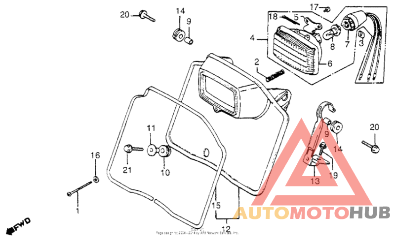 Headlight + headlight case