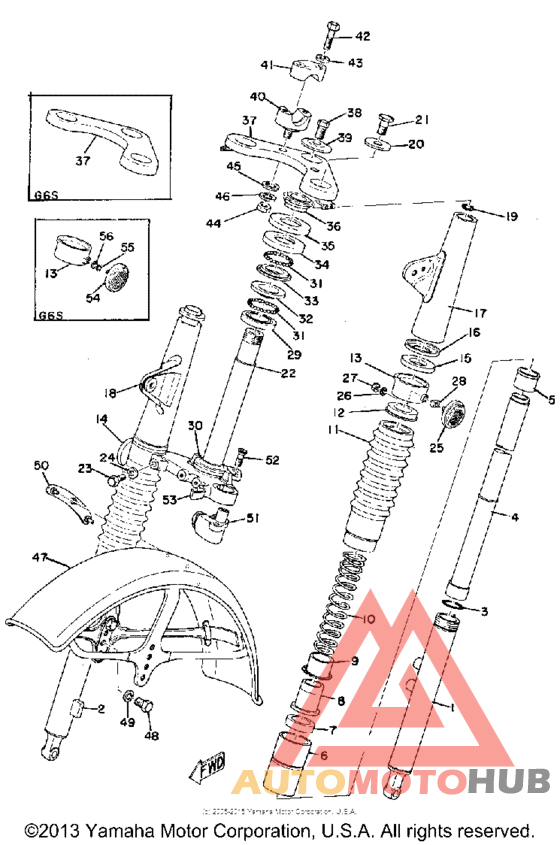Front fork - front fender