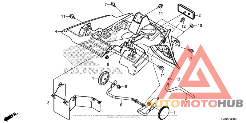 Задний бампер