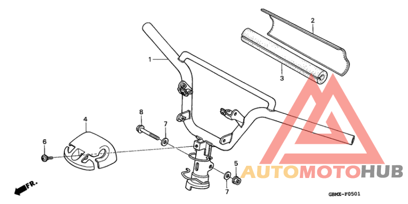 Steering handle/ handle cover