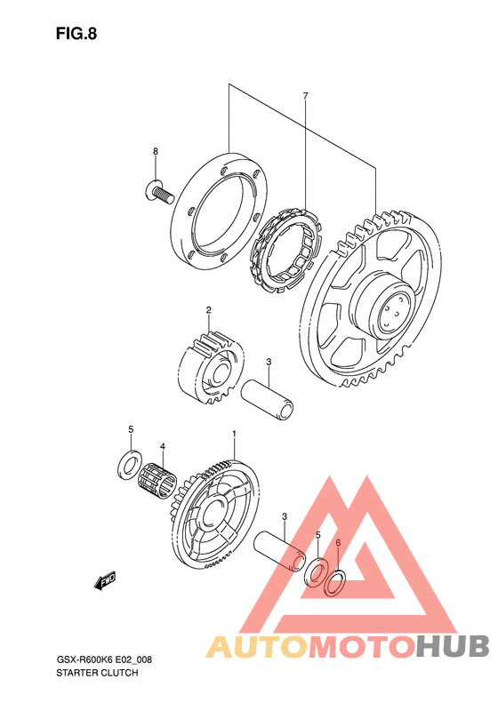 Муфта стартера