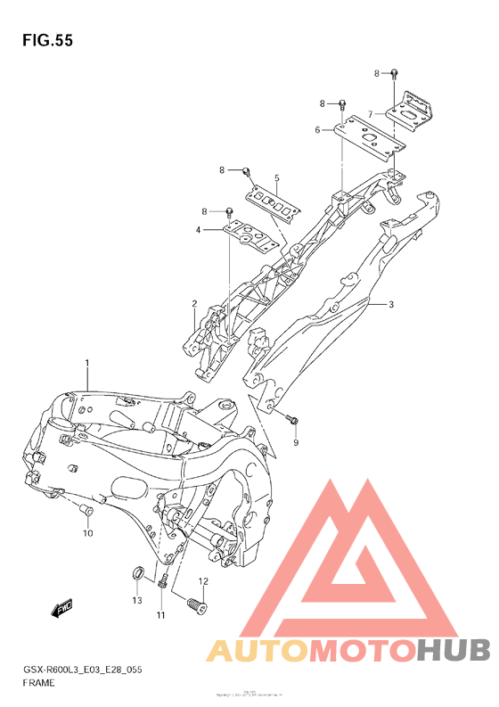 Frame (Gsx-R600L3 E33)