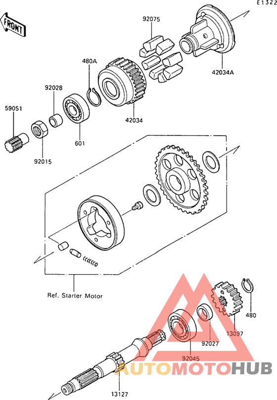 Secondary shaft