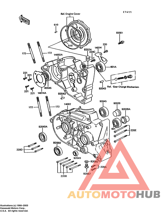Картер двигателя