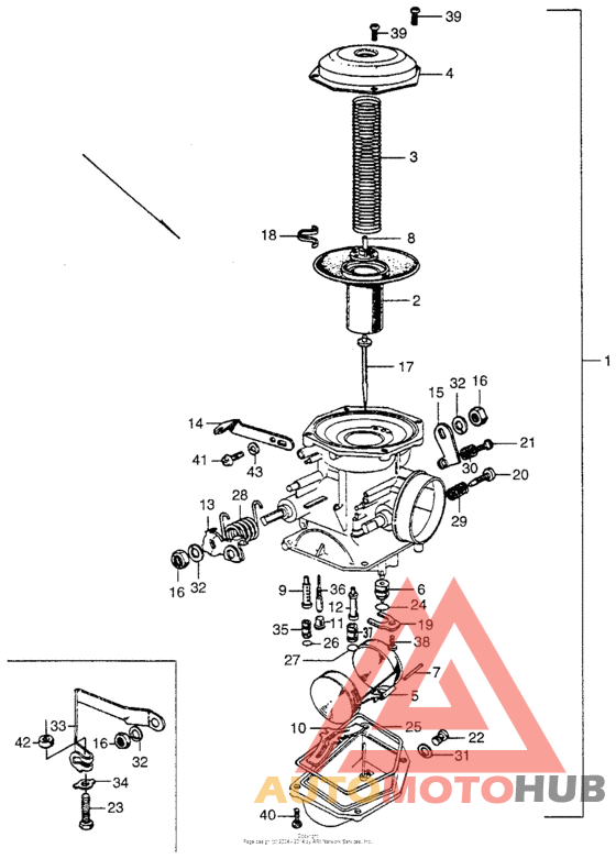 Right carburetor