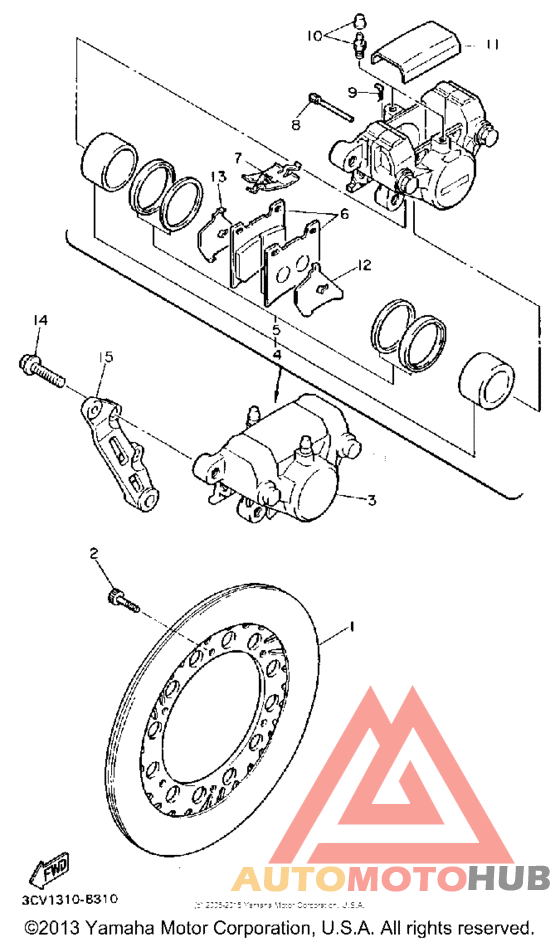 Задний суппорт