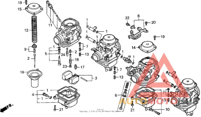 Компоненты карбюратора