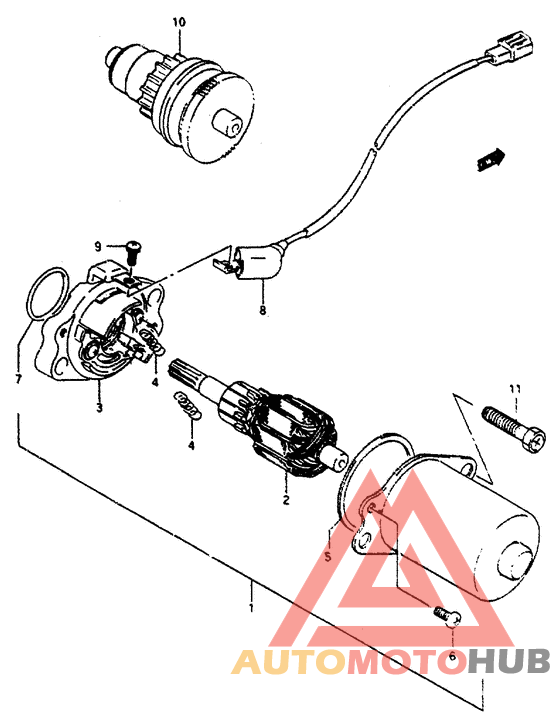 Стартерный мотор