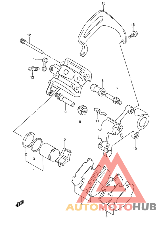 Задний суппортs