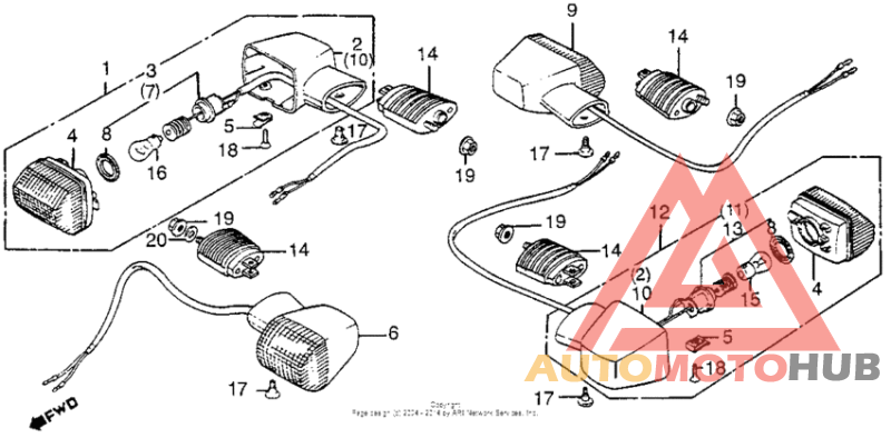 Задний фонарь