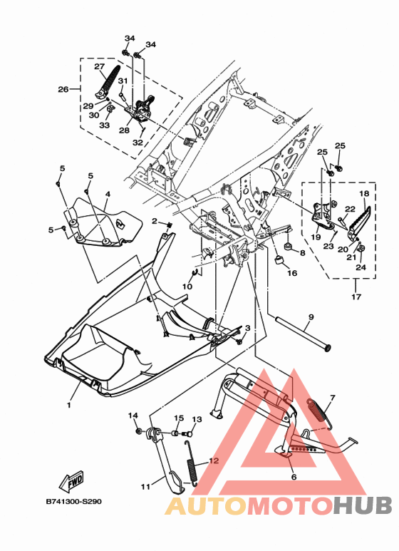 Stand & footrest