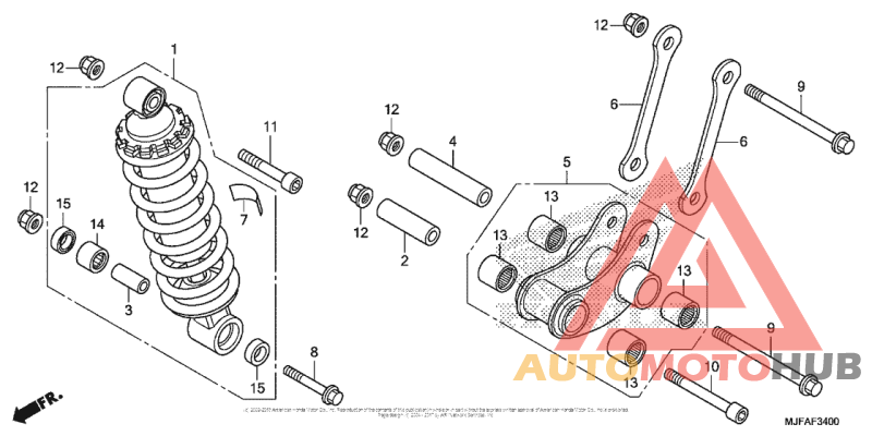 Задние амортизаторы