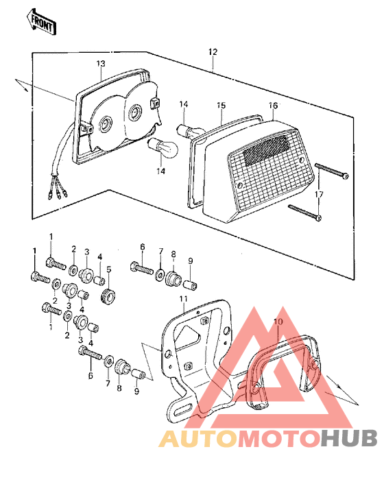 Taillight unit ass`y
