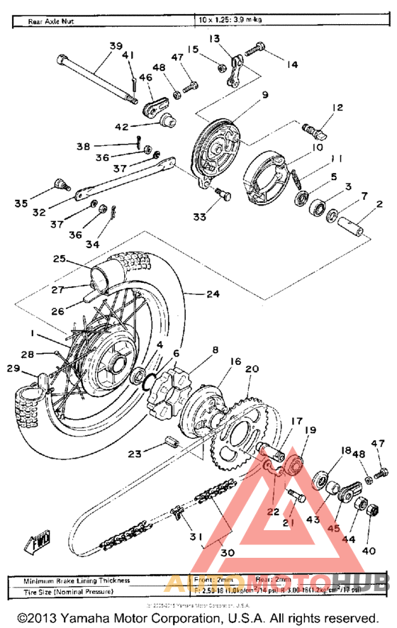 Переднее колесо