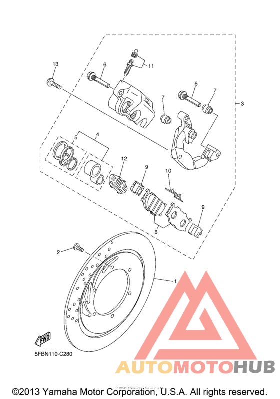 Передний суппорт