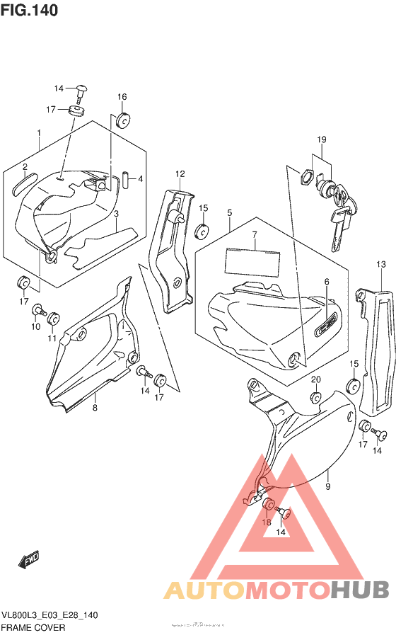 Frame Cover (Vl800Tl3 E33)