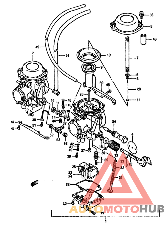 Carburetor assy