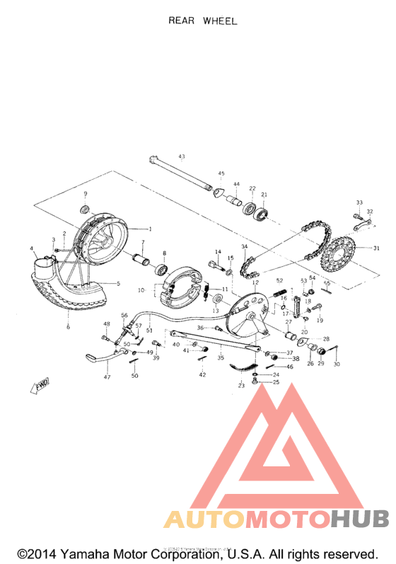 Переднее колесо