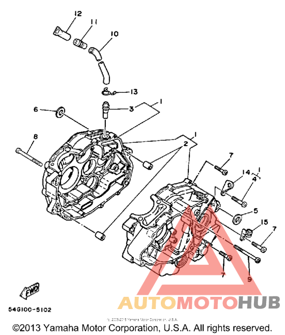 Картер двигателя