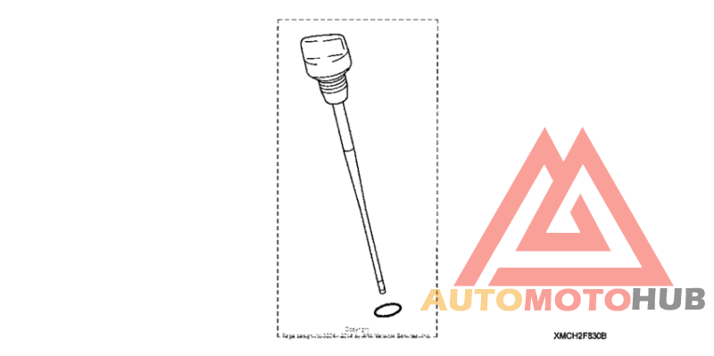 Billet dipstick (chrome)