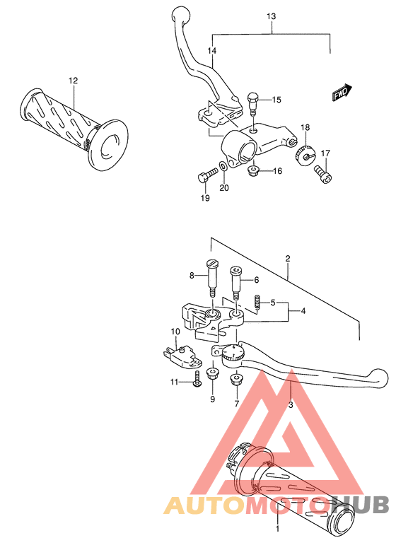 Рулевой рычаг