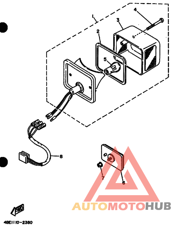 Taillight unit ass`y
