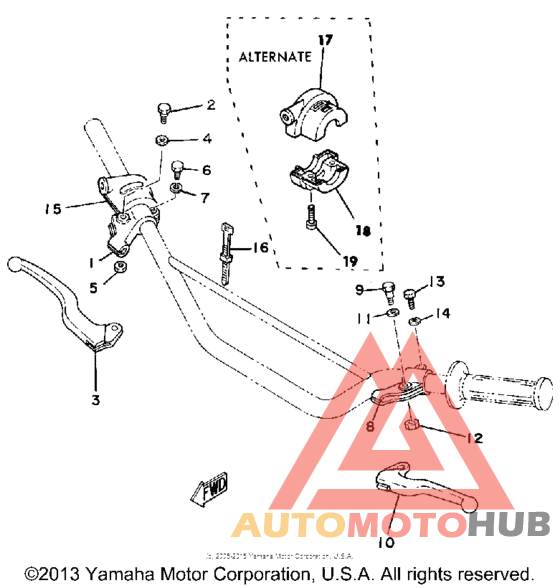 Handle switch - lever