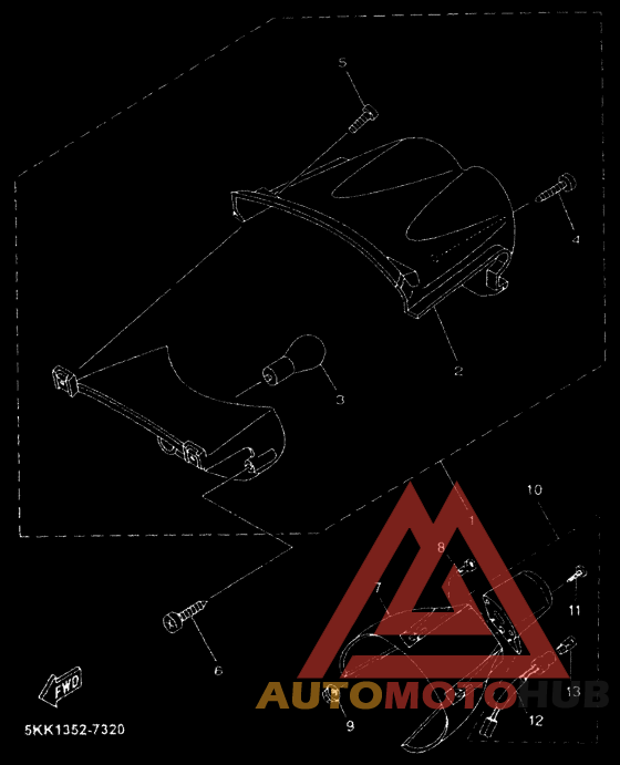 Taillight unit ass`y