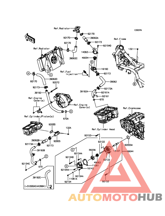 Water Pipe(EX300AEA39568-)