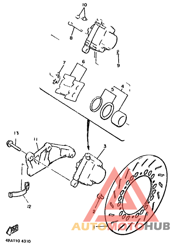 Задний суппорт