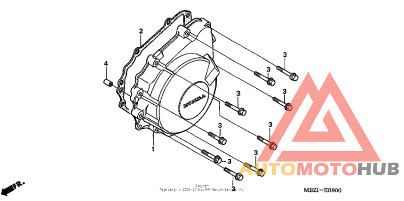 Крышка генератора