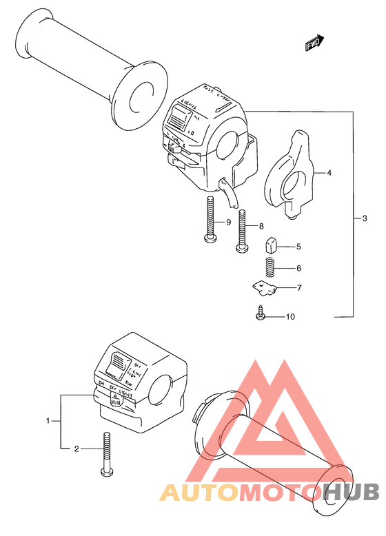 Рулевой переключатель