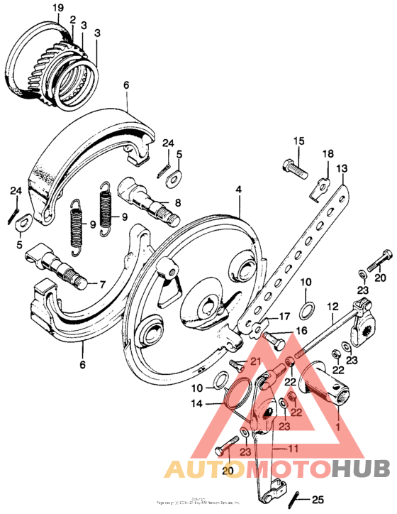 Передний тормоз