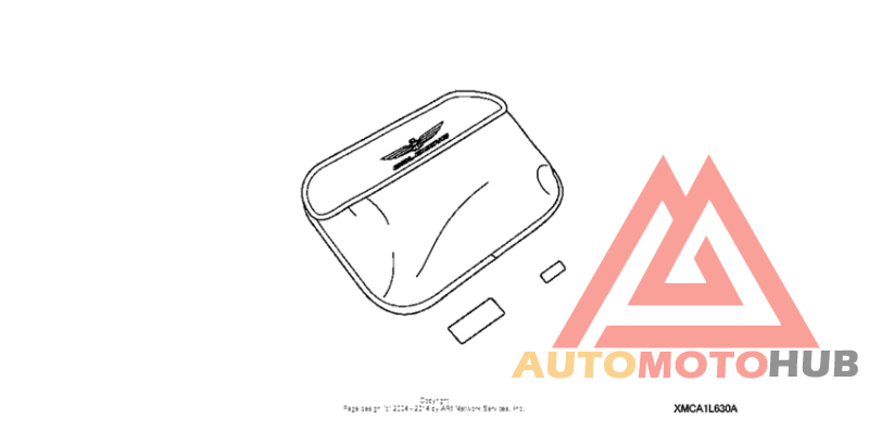 Saddlebag lid organizer (w/gl logo)