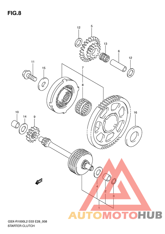 Муфта стартера