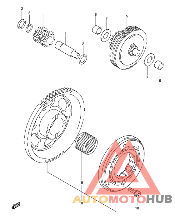 Муфта стартера