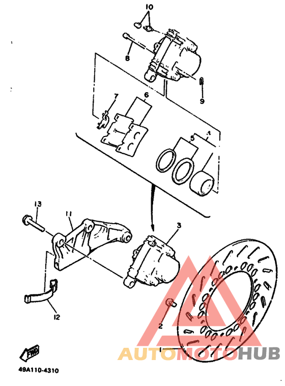 Задний суппорт