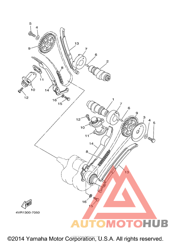 Цепь механизма газораспределения