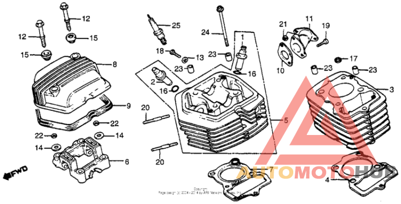 Cylinder head + cylinder