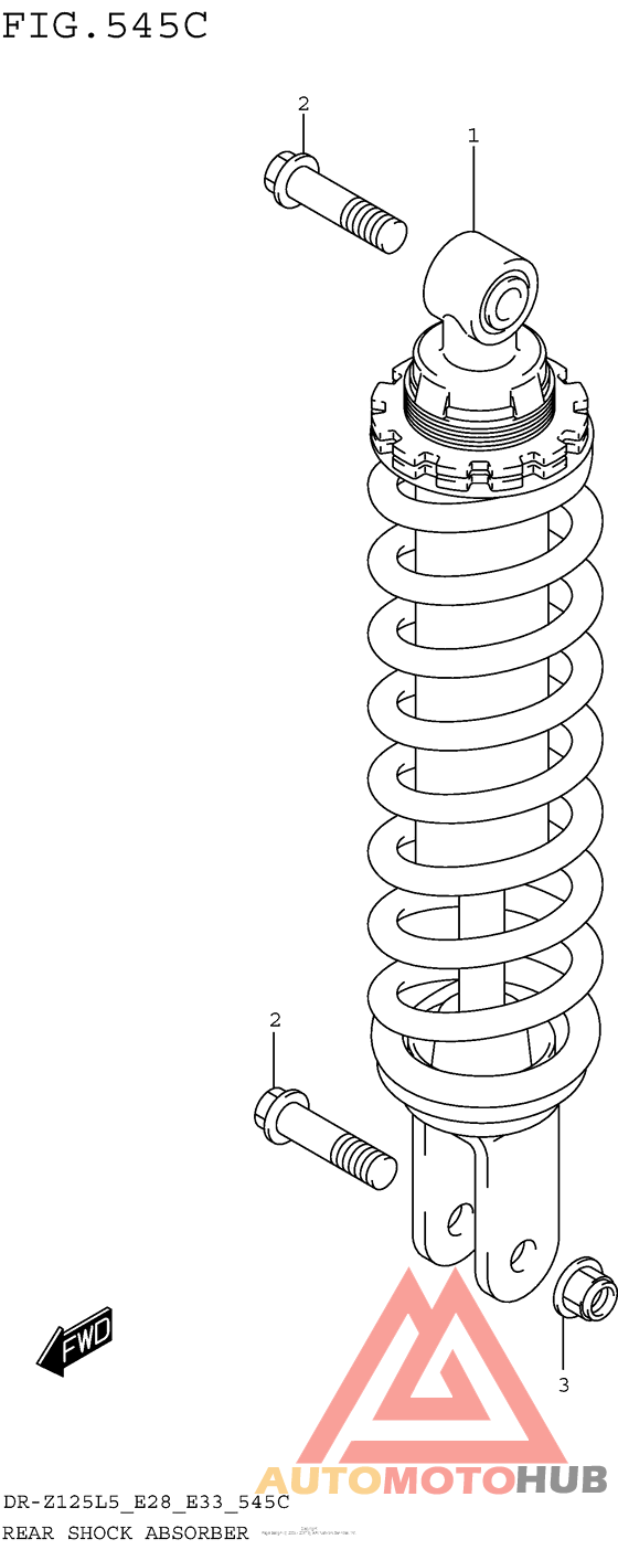 Rear Shock Absorber (Dr-Z125Ll5 E28)