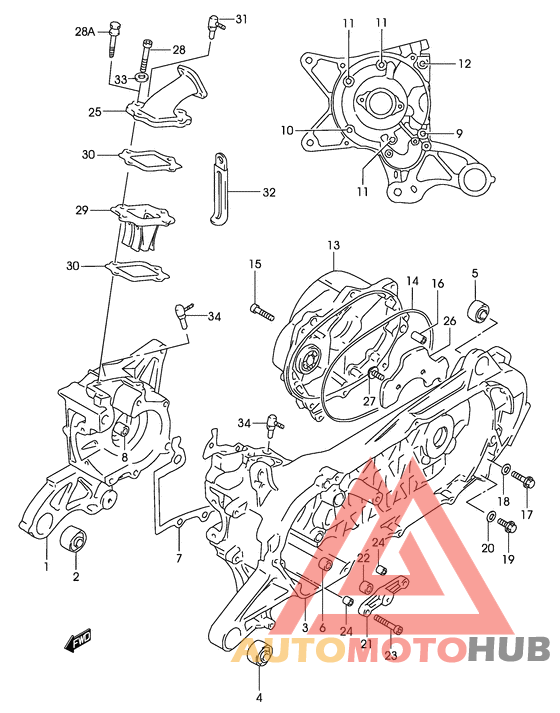 Картер двигателя