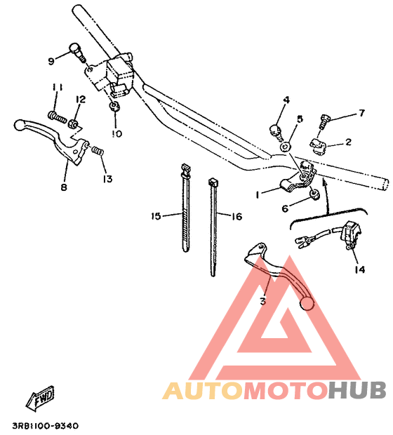 Handle switch. lever