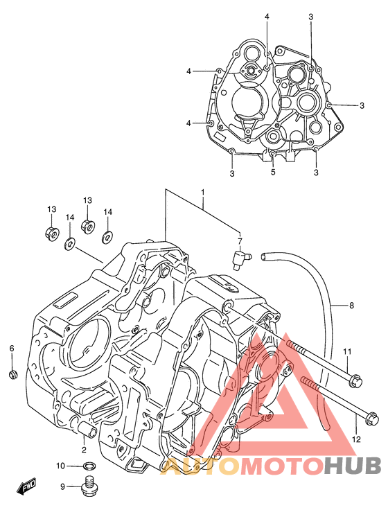 Картер двигателя