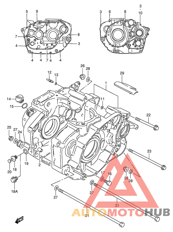 Картер двигателя