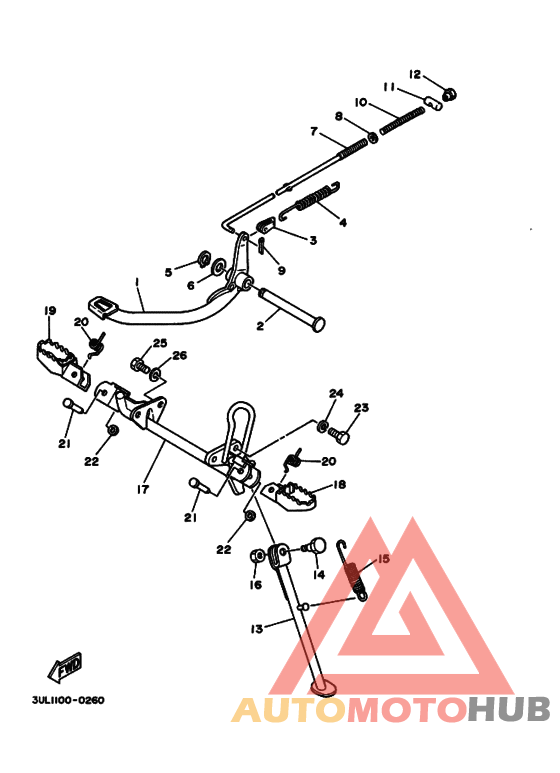 Support & repose pied