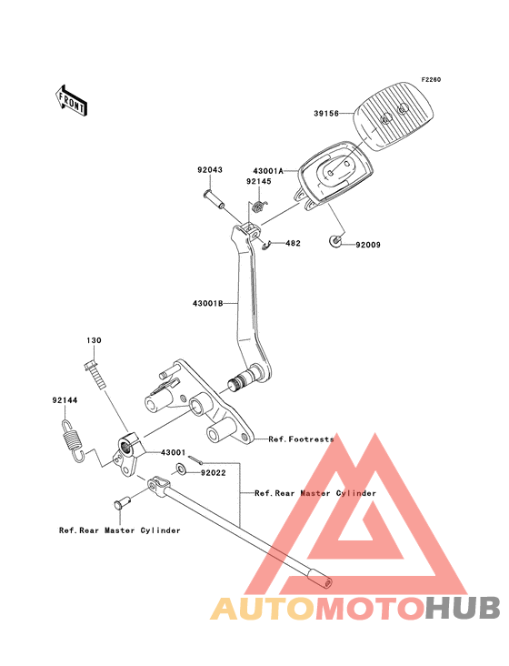 Педаль тормоза