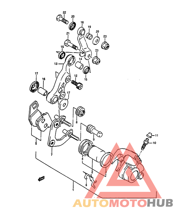 Передний суппорт