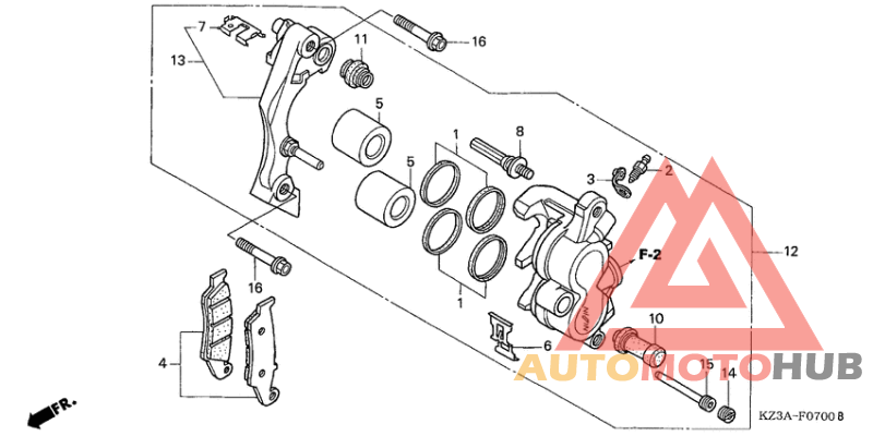 Передний суппорт